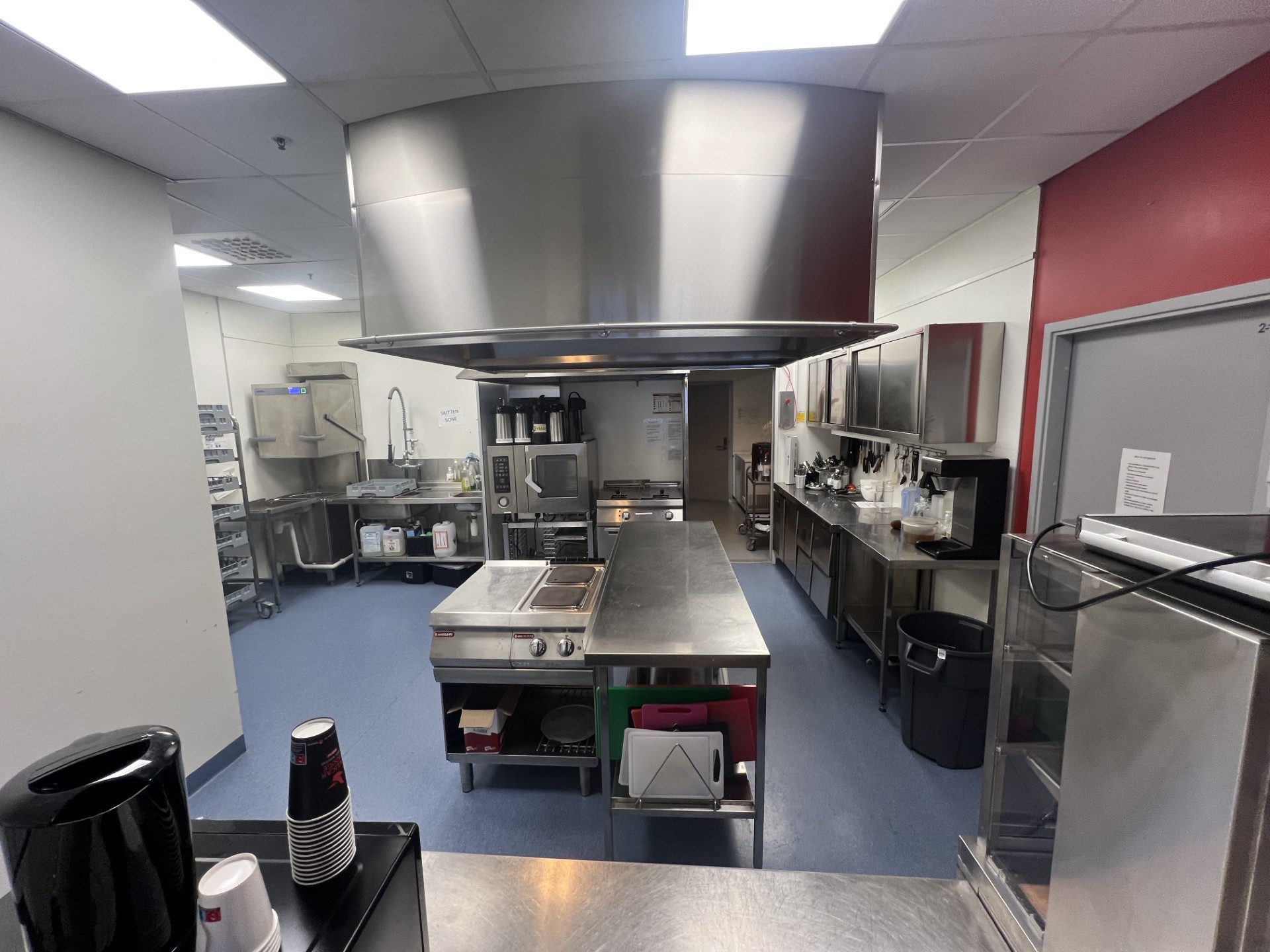 kjøkkenet i steinkjerhallen