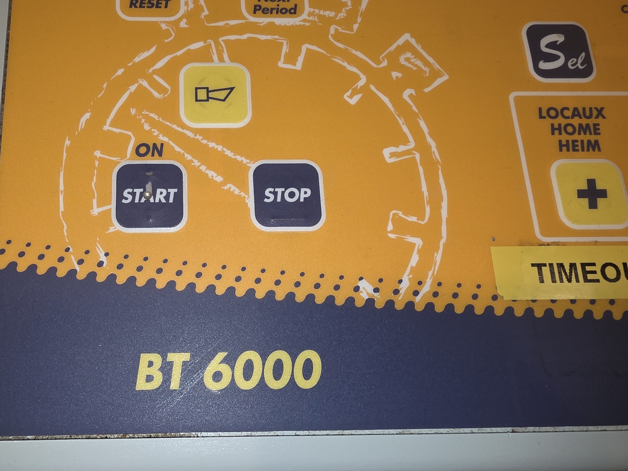 Bodet BT6000 start og stopp