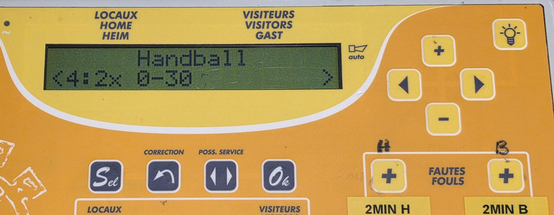 Bodet BT6000 Valg av tid