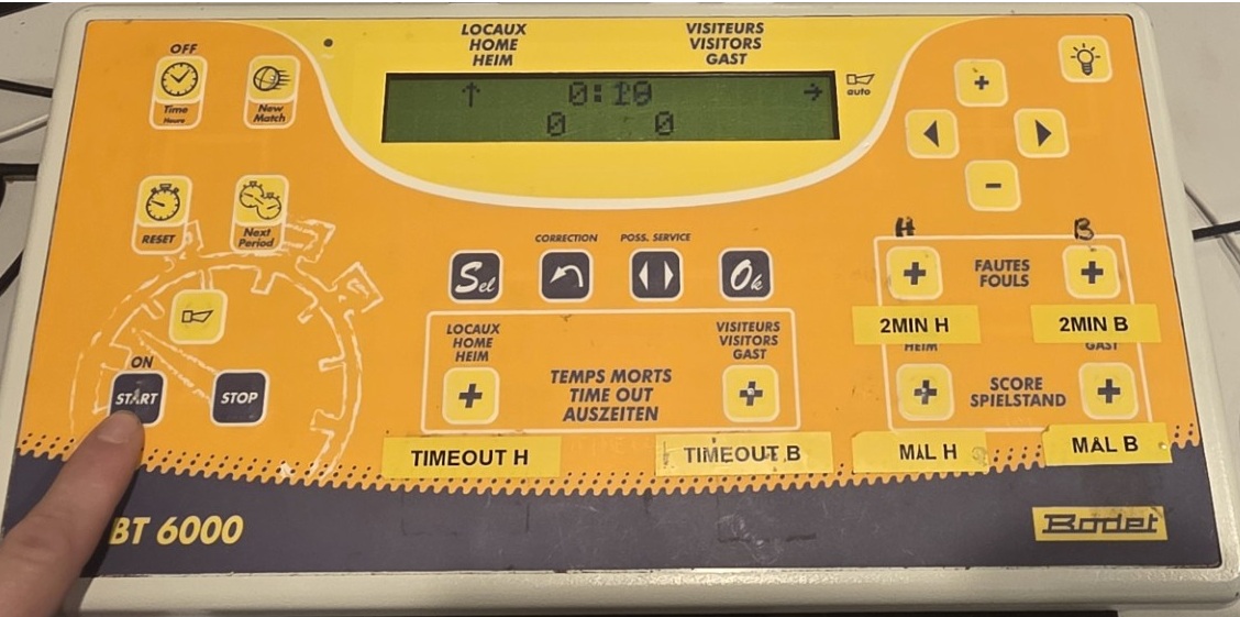 Bodet BT6000 Start kamp
